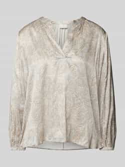 Hemisphere Blouseshirt met V-hals