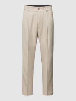 Drykorn Stoffen broek met bandplooien model 'Chasy'