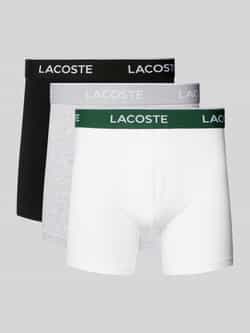 Lacoste Boxershort met elastische band met label in een set van 3 stuks