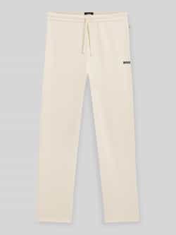 Boss Regular fit sweatpants van katoenmix