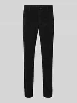 JOOP! JEANS Modern fit corduroy broek met riemlussen model 'Matthew'