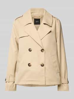 Zero Trenchcoat met strookzakken