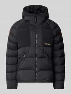 Napapijri Regular fit gewatteerd jack met logopatch model 'MOESA'