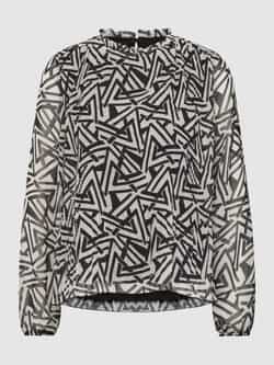Princess GOES HOLLYWOOD Geplooide Blouse Black Dames