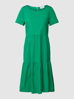 ROBE LÉGÈRE Knielange jurk in laagjeslook