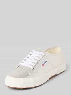 Superga Sneakers met labeldetail en vetersluiting
