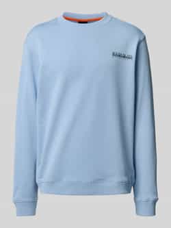 Napapijri Sweatshirt met labelprint model 'SOVANA'