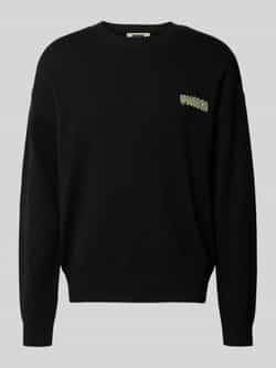 WOODBIRD Gebreide pullover met ribboorden model 'Kurt'