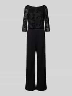 Comma Jumpsuit met boothals