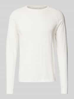 Jack & jones Shirt met lange mouwen en geribde ronde hals model 'BREEZE'