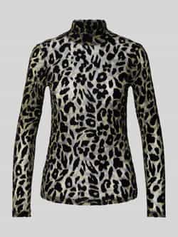 Marc Cain Lang shirt met opstaande kraag