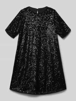 Only Loose fit jurk met pailletten met korte mouwen model 'FRANSA'