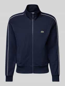 Lacoste Sweatjack met labeldetail