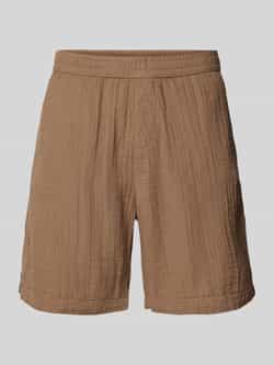 REVIEW Regular fit korte broek met elastische band