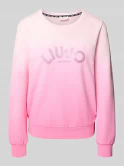 LIU JO SPORT Sweatshirt met strass-steentjes