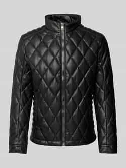 MCNEAL Jack in leerlook met doorgestikte naden