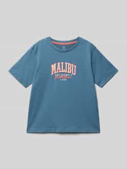 jack & jones T-shirt met labelprint model 'DETROIT'
