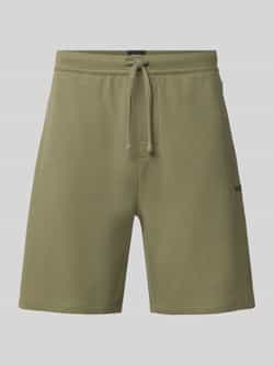 Boss Regular fit sweatshorts van katoenmix