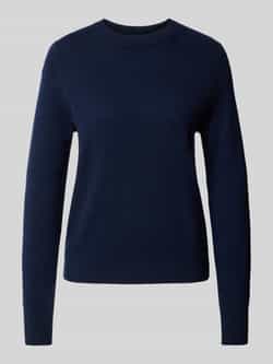 Jake*s Casual Kasjmier pullover met ribboorden