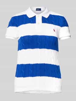 Polo Ralph Lauren Slim fit poloshirt in gebreide look