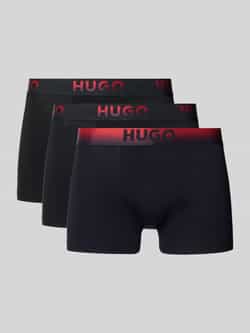 HUGO Slim fit boxershort van katoenmix in een set van 3 stuks
