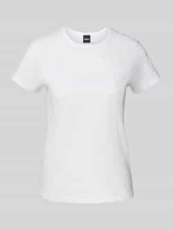 Boss T-shirt met labeldetail model 'Eventsa'