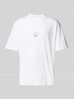 OTTO HUGO Blue T-shirt Napoka Unisex met Hugo rugprint