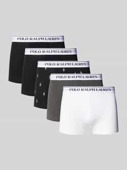 Polo Ralph Lauren Underwear Boxershort met elastische band met label in een set van 5 stuks