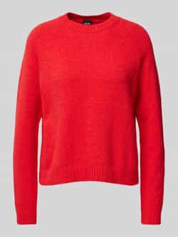 Boss Gebreide pullover met ribboorden model 'Febisan'
