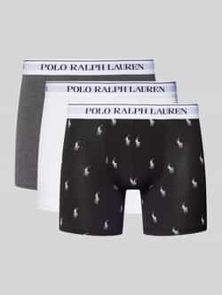 Polo Ralph Lauren Underwear Boxershort met elastische band met logo in een set van 3 stuks