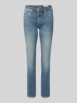 S.Oliver RED LABEL Slim fit jeans van zachte katoenmix met naaddetail opzij model 'BETSY'