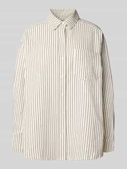 NEO NOIR Relaxed fit blouse met borstzak model 'Dalma'