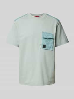 HUGO T-shirt met labelpatch model 'Dabieno'