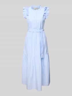 LOLLYS LAUNDRY Midi-jurk met strikceintuur model 'Harriet'