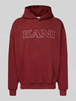 Karl Kani Regular fit hoodie met logostitching model 'Retro'