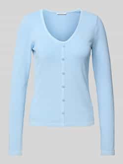 Tom Tailor Denim Slim fit shirt met lange mouwen van katoenmix