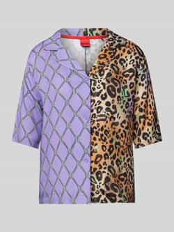 HUGO Pyjamabovendeel met reverskraag model 'NAOKO'