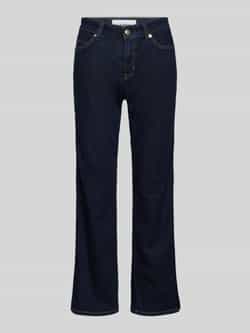 CAMBIO Flared cut jeans in verkorte pasvorm