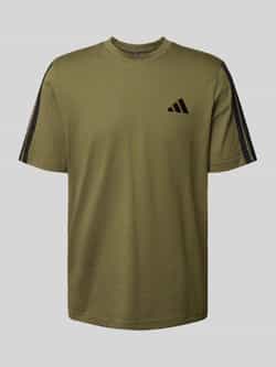 ADIDAS SPORTSWEAR T-shirt met labelstitching en ronde hals