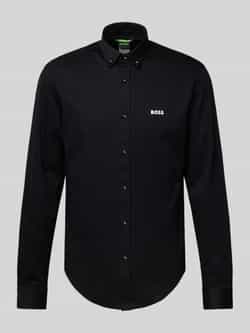BOSS Green Slim fit vrijetijdsoverhemd met button-downkraag model 'MOTION'