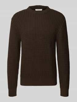 Selected Homme Regular fit gebreide pullover van puur biologisch katoen model 'TOM'