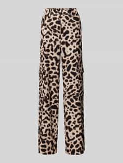 MAC Regular fit cargobroek met riemlussen model 'CHiara'
