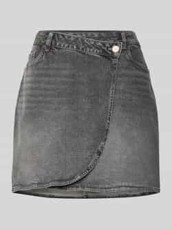 Vero Moda Jeansrok in A-lijn en wikkellook model 'BETTY'