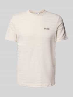 PUMA PERFORMANCE T-shirt met structuurmotief model 'ESS ELEVATED'