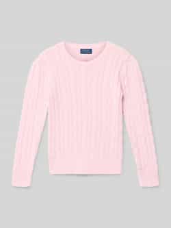 Polo Ralph Lauren Kids Gebreide pullover met labelstitching