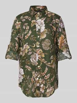 Lauren Ralph Lauren Regular fit linnen blouse met overhemdkraag model 'KARRIE'