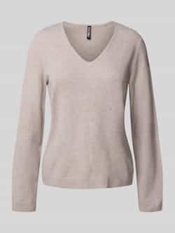 Pieces Regular fit pullover met V-hals model 'BREE'