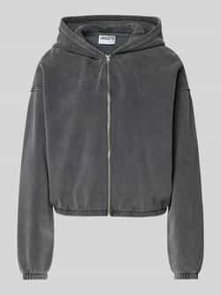 Jake*s Casual Oversized sweatjack met capuchon
