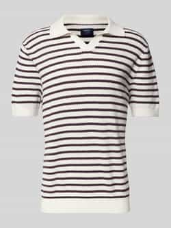 MCNEAL Regular fit poloshirt met V-hals