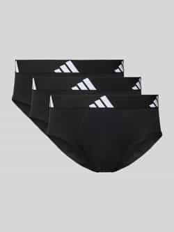 ADIDAS SPORTSWEAR Slip met elastische band met logo in een set van 3 stuks model 'Active Flex'
